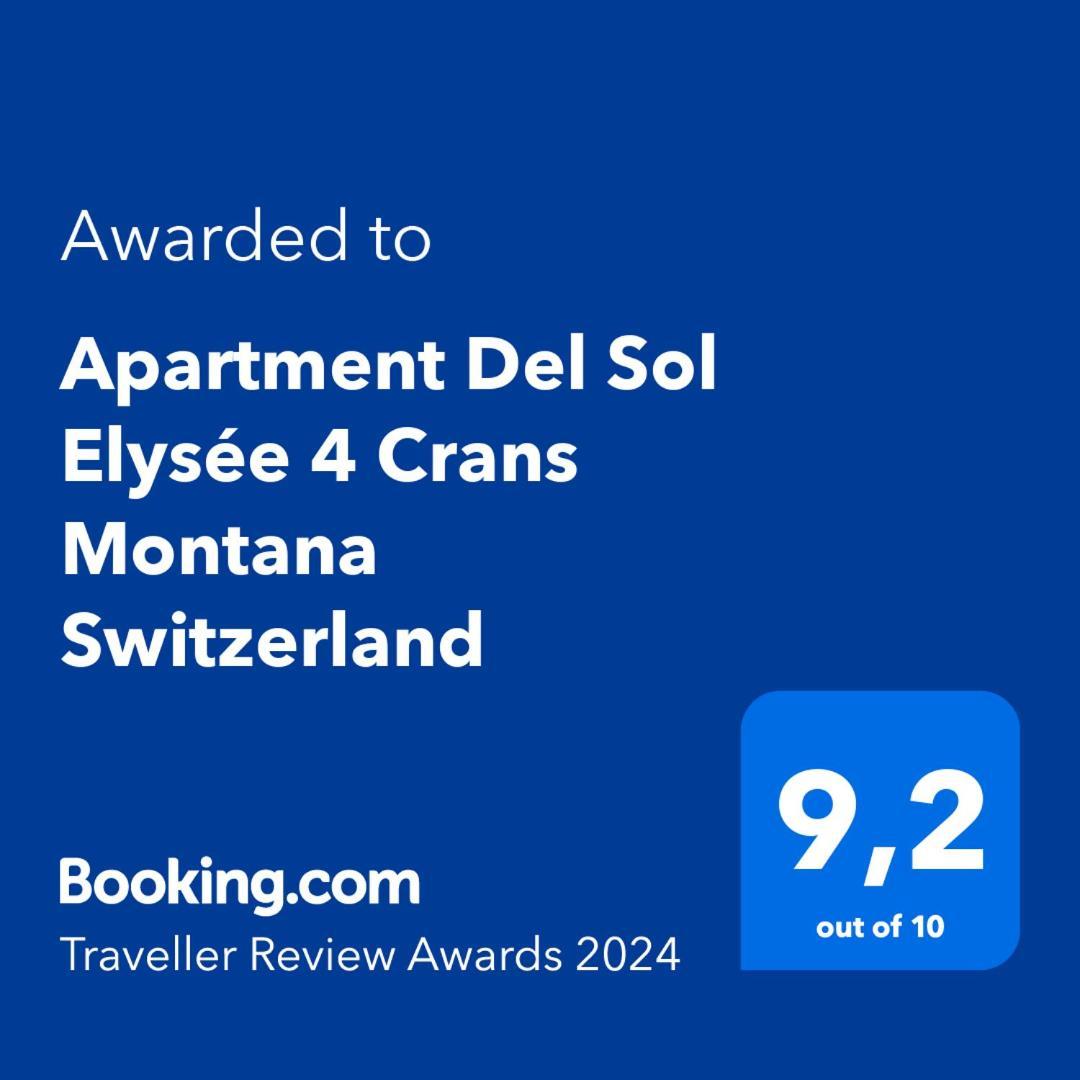 Apartment Del Sol Elysee 4 Crans Montana Switzerland ภายนอก รูปภาพ